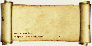 Zorana Pavković vizit kartica